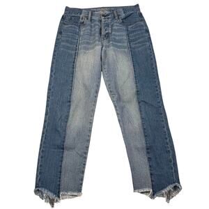 American Eagle Vintage Hi-Rise Two-tone Jeans Women's 6